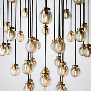 Paus Pearl Round Chandelier 48