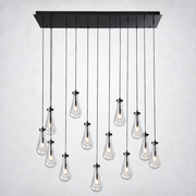 Raindrop Rectangle Chandelier