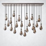 Raindrop Rectangle Chandelier