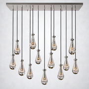 Raindrop Rectangle Chandelier