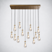 Raindrop Rectangle Chandelier