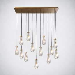 Raindrop Rectangle Chandelier