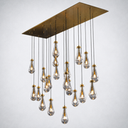 Raindrop Rectangle Chandelier