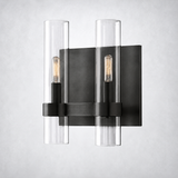 Rasey Modern Fashion Glass Double Sconce