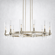 Rasey Modern Fashion Glass Round Chandelier Light 36‘’