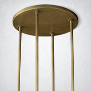 Rasey Modern Fashion Glass Round Chandelier Light 48‘’