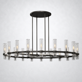 Rasey Modern Fashion Glass Round Chandelier Light 60‘’