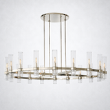 Rasey Modern Fashion Glass Round Chandelier Light 60‘’