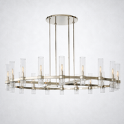 Rasey Modern Fashion Glass Round Chandelier Light 60‘’