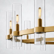 Rasey Modern Fashion Glass Round Chandelier Light 60‘’