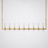Rasey Modern Fashion Glass Linear Chandelier 71''
