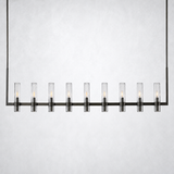 Rasey Modern Fashion Glass Linear Chandelier 71''
