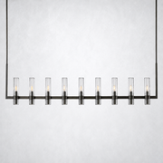 Rasey Modern Fashion Glass Linear Chandelier 71''