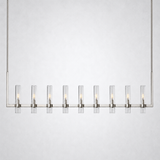 Rasey Modern Fashion Glass Linear Chandelier 71''