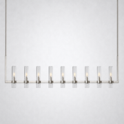 Rasey Modern Fashion Glass Linear Chandelier 71''
