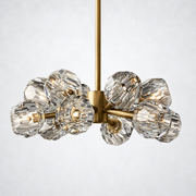 Kristing Clear Crystal Chandelier D24