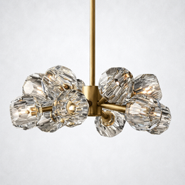 Kristing Clear Crystal Chandelier D24