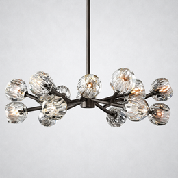 Kristing Clear Crystal Chandelier D36