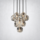 Kristing Clear Crystal Cluster Chandelier 14