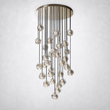 Kristing Clear Crystal Cluster Chandelier 30