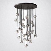 Kristing Clear Crystal Cluster Chandelier D40
