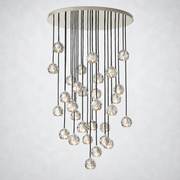 Kristing Clear Crystal Cluster Chandelier D40