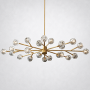 Kristing Clear Crystal Round Chandelier D72