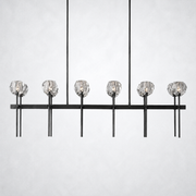 Kristing Cristal Double Linear Chandelier 60