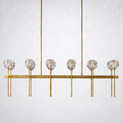 Kristing Cristal Double Linear Chandelier 60