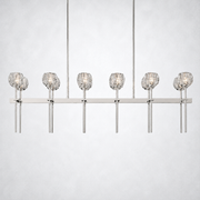 Kristing Cristal Double Linear Chandelier 60