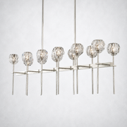 Kristing Cristal Double Linear Chandelier 60