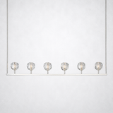 Kristing Cristal Linear Chandelier Clear 60