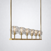 Kristing Cristal Linear Chandelier Clear 60