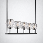 Kristing Cristal Linear Chandelier Clear 60