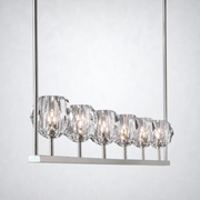 Kristing Cristal Linear Chandelier Clear 60