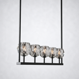 Kristing Cristal Linear Chandelier Clear 48