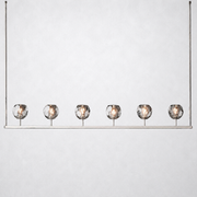 Kristing Cristal Linear Chandelier Smoke 60