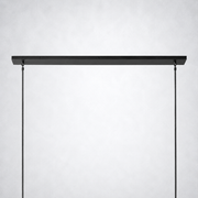 Kristing Cristal Linear Chandelier Smoke 60