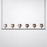 Kristing Cristal Linear Chandelier Smoke 60