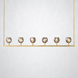 Kristing Cristal Linear Chandelier Smoke 60