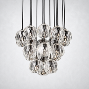 Kristing Crystal Cluster Chandelier D19