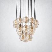 Kristing Crystal Cluster Chandelier D19