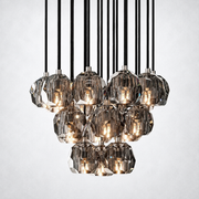 Kristing Crystal Cluster Chandelier D19