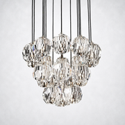 Kristing Crystal Cluster Chandelier D19