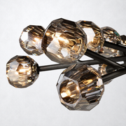 Kristing Smoke Crystal Chandelier D24