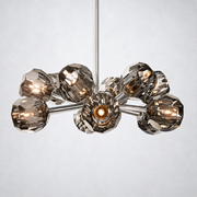 Kristing Smoke Crystal Chandelier D24