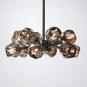 Kristing Smoke Crystal Chandelier D24
