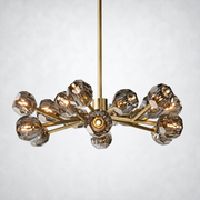 Kristing Smoke Crystal Chandelier D36