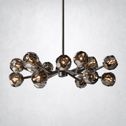 Kristing Smoke Crystal Chandelier D36
