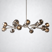 Kristing Smoke Crystal Chandelier D48